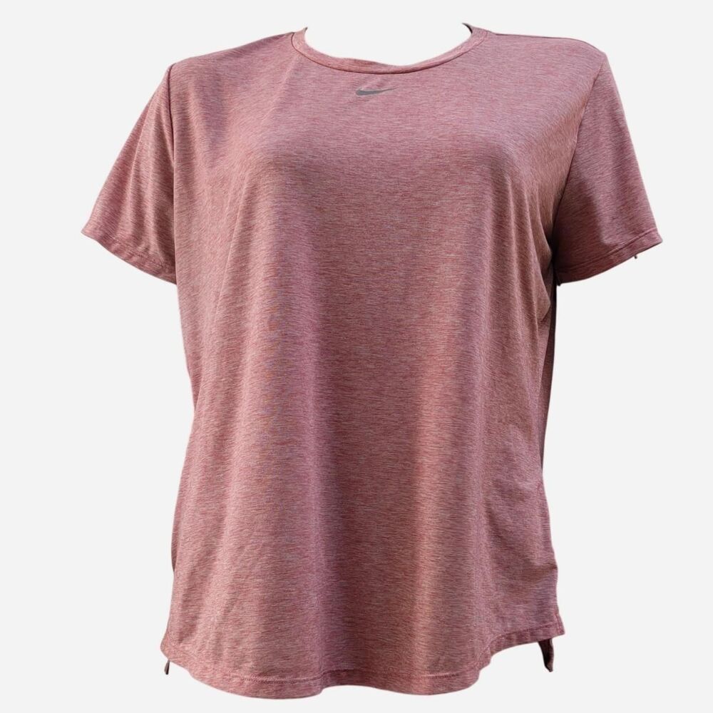 Nike Women's Pink and Red T-shirt